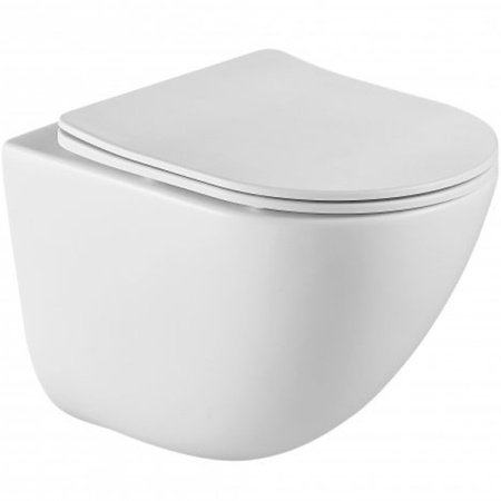 Унитаз подвесной безободковый BelBagno AMANDA BB051CHR без крышки
