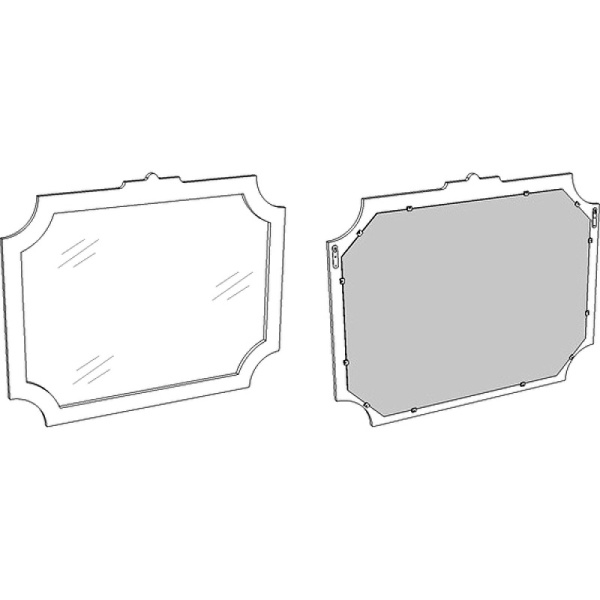 Зеркало (85х84) Corozo Манойр 85 SD-00000980