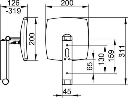 Косметическое зеркало Keuco iLook_move 17613019004