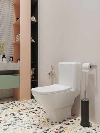 Унитаз напольный  Santek Лайн  rimless 1WH501573