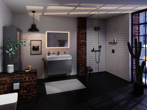Держатель для полотенец двойной Hansgrohe AddStoris 41770670 черный матовый