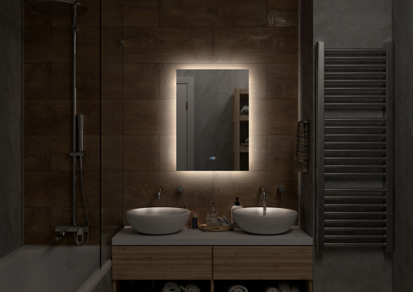 Зеркало с подсветкой (50x70) Continent Trezhe ЗЛП2598