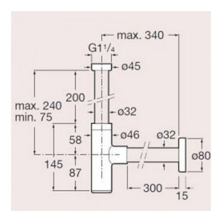 Сифон для раковины Roca Aqua 1 1/4 Mini 506403810
