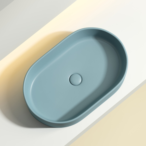 Раковина накладная (60,8х38,5) Ceramica Nova ELEMENT CN6048MLG