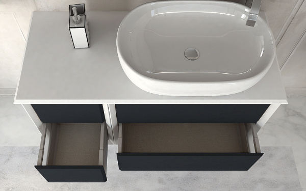 Шкаф подвесной Cezares Bellagio 54718 Grafite