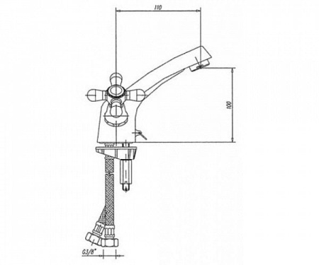 Смеситель для раковины Mofem Stella 140-0178-47