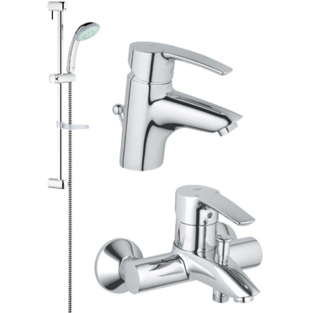 Набор для ванной комнаты 3 в 1 Grohe Eurostyle 116940