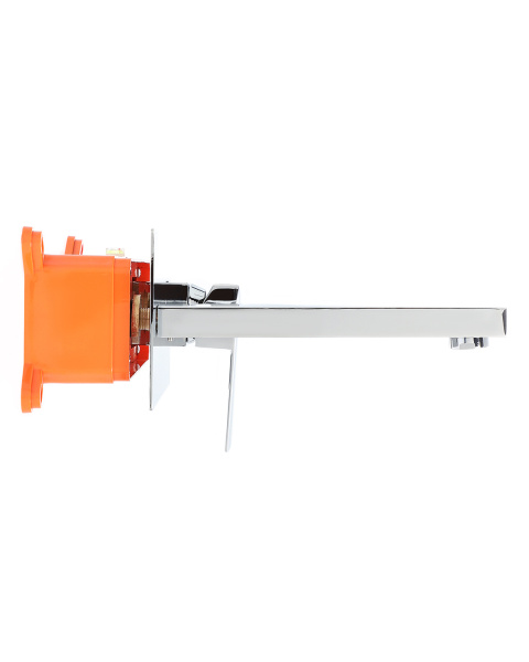 Смеситель для раковины однорычажный встраиваемый Orange Lutz M04-722cr хром