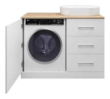 Тумба под стиральную машину Misty Респект 120  правая Э-Рес01120-13ЯП