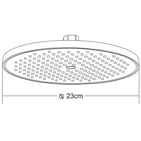 Верхний душ Orange S13TSb черный