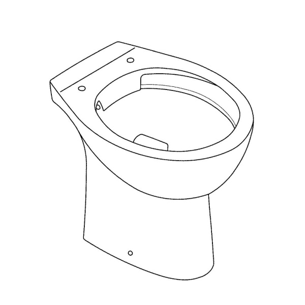 Унитаз приставной безободковый Grohe Bau Ceramic 39430 000 (39430000) Унитаз приставной безободковый Grohe Bau Ceramic 39430 000 (39430000)