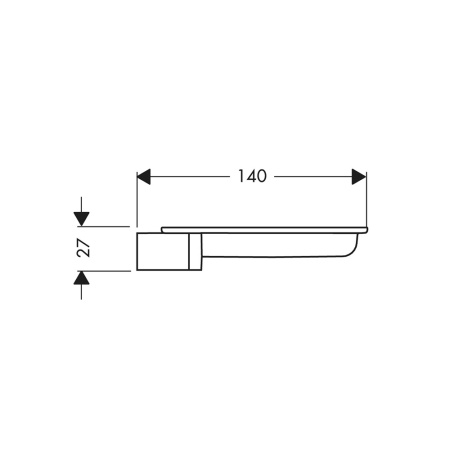 Мыльница Hansgrohe Cassetta’S 28684000