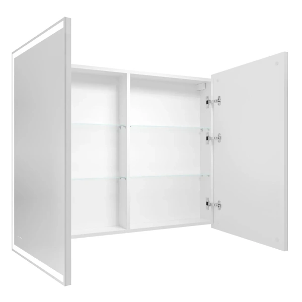 Зеркало-шкаф (90х80) Grossman Меркадо 209003 с LED подсветкой