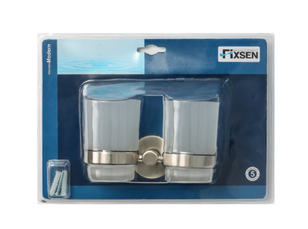 Стакан для зубных щеток FIXSEN Modern двойной FX-51507