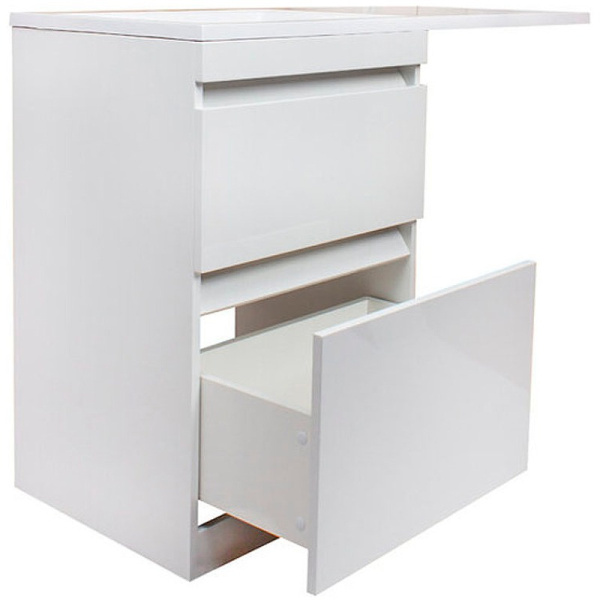 Тумба под стиральную машину напольная Style Line Даллас СС-00002338 белый