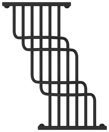 Полотенцесушитель Водяной Сунержа Нега (100х85) Темный Титан Муар 15-0225-1085