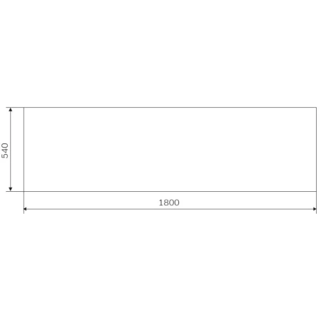 Фронтальная панель для ванны 180 см AM.PM Gem W93A-180-070W-P