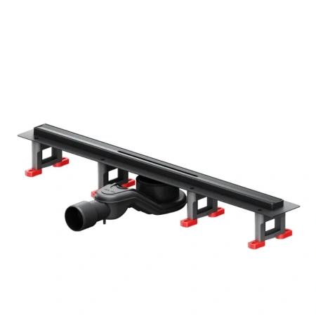 Душевой лоток с щелевой вставкой 60 см Am.Pm MasterFlow W01SC-S11-060-05BM черный матовый