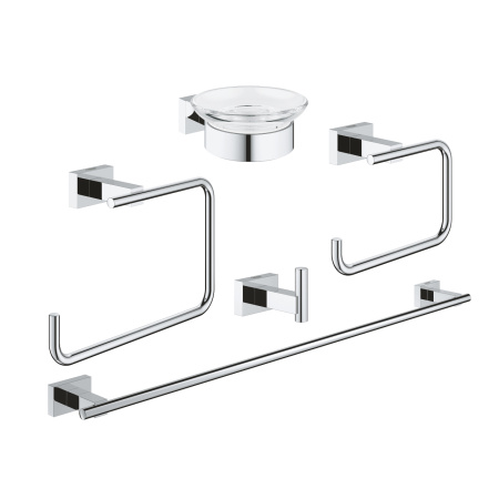 Набор аксессуаров GROHE Essentials Cube 40758 001 (40758001) хром 