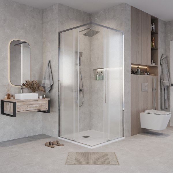 Душевая дверь (70х195) Grossman Galaxy 1/2.K33.01.70.10.02, раздвижная