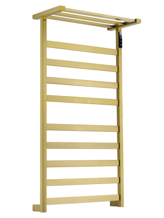 Полотенцесушитель электрический WONZON & WOGHAND FRANKFURT, брашированное золото WW-1029-BG
