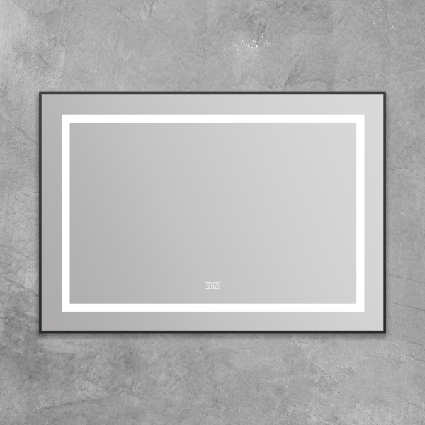 Зеркало BelBagno SPC-KRAFT-985-685-TCH-WARM-NERO