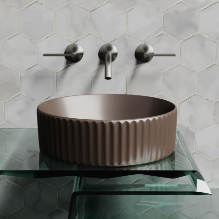 Раковина накладная (36х36) Ceramica Nova ELEMENT CN6057MDB