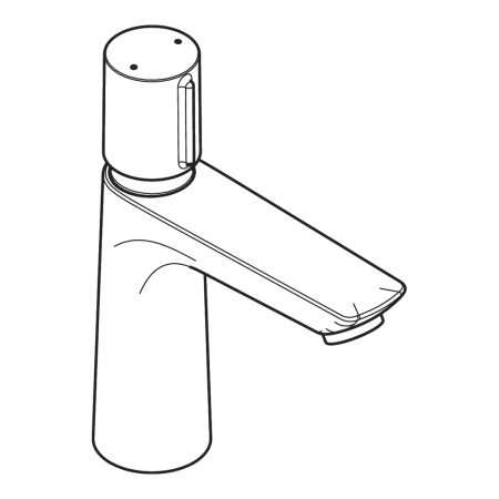 Кран для холодной воды без донного клапана Hansgrohe Talis E 71718000 хром