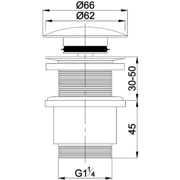 Донный клапан Cezares Czr CZR-SC-Bi
