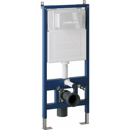 Инсталляция для подвесного унитаза 4 в 1 Grossman  Pragma 97.03.000 белый глянцевый