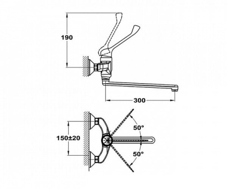 Смеситель для мойки  Mofem Junior 159-0023-00