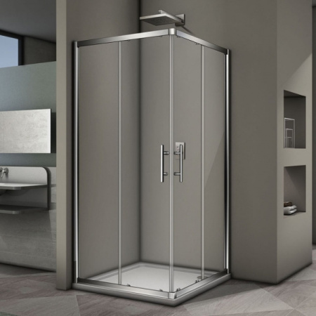 Душевой угол Veconi Rovigo RV-29, (100x100)  RV29-100K-01-19C3