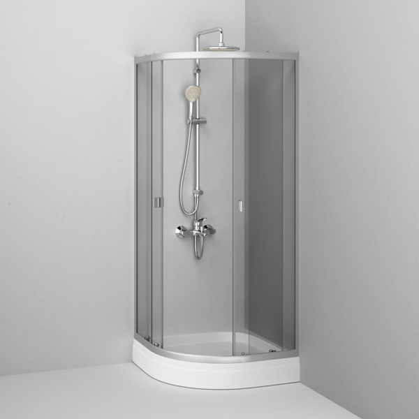 Душевой уголок с поддоном (80х80) Am.Pm X-Joy Twin Slide W88E-205-080MT64