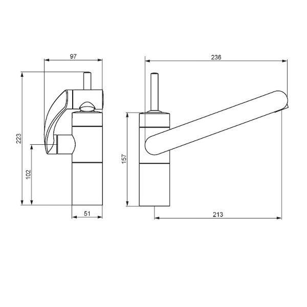 Смеситель для кухни Damixa Arc 290007264