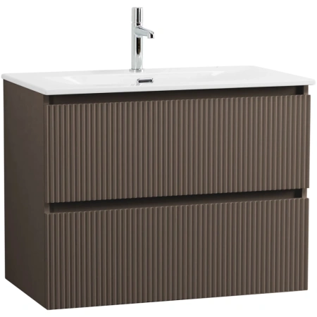Тумба под раковину 80 BelBagno Uno UNO-MINI-800-2C-SO-СO бежевый матовый, без раковины