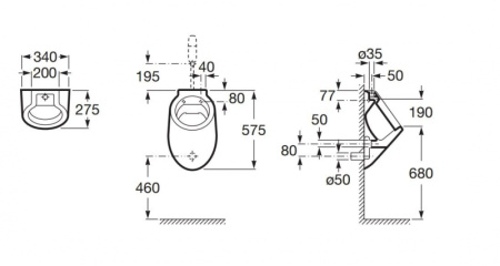 Писсуар Roca Spun 353149000