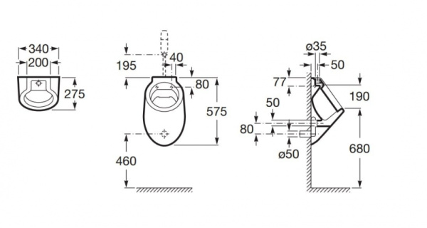 Писсуар Roca Spun 353149000