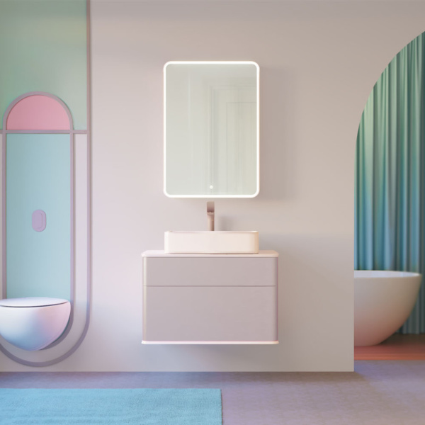 Зеркальный шкаф Jorno Pastel 60 Pas.03.60/GR