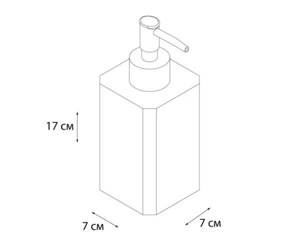 Дозатор жидкого мыла Fixsen Tomy FX-231-1