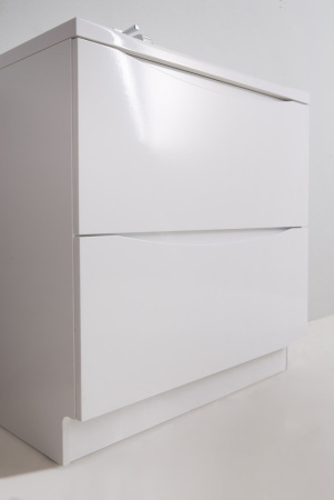 База под раковину напольная BelBagno MARINO-600-2C-SO-PIA-P Bianco Lucido