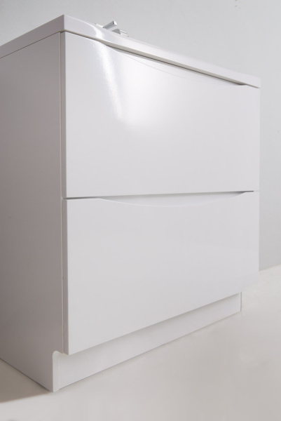 База под раковину напольная BelBagno MARINO-600-2C-SO-PIA-P Bianco Lucido