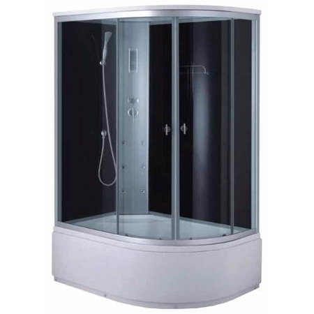 Душевая кабина 130х85 Aqualux AQ-4073GFL Bl
