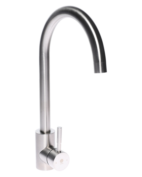 Смеситель для кухни однорычажный Orange Steel M99-005ni никель