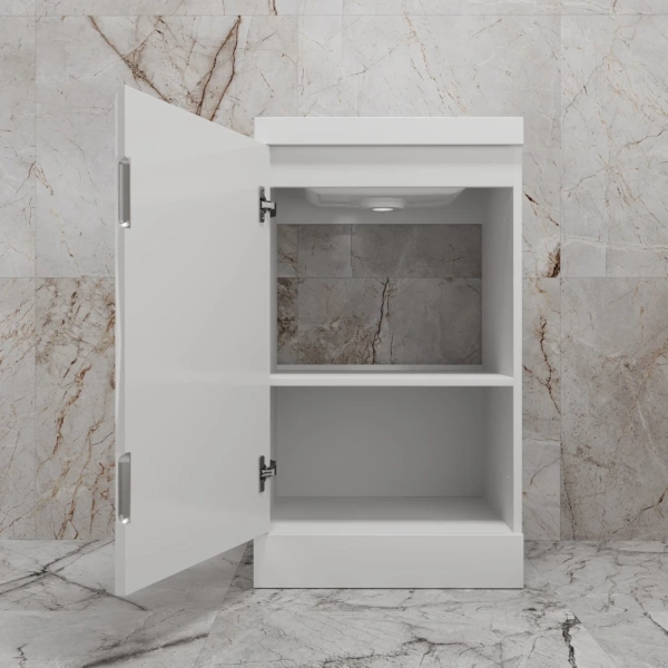 Тумба без раковины 50 см  Style Line Моно ЛС-00002450 белый софт