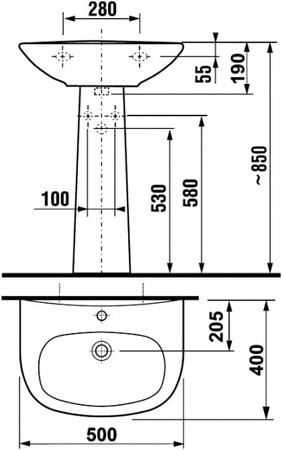 Раковина Jika Zeta 8103900001049