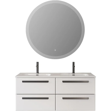 Тумба под раковину Cezares ECO-CER-N-1200-4C-SO-2-BL Bianco Lucido без ручек