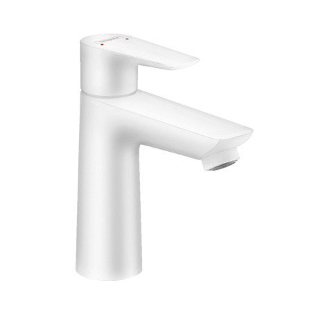 Смеситель для раковины с донным клапаном Hansgrohe Talis E 71710700 белый матовый