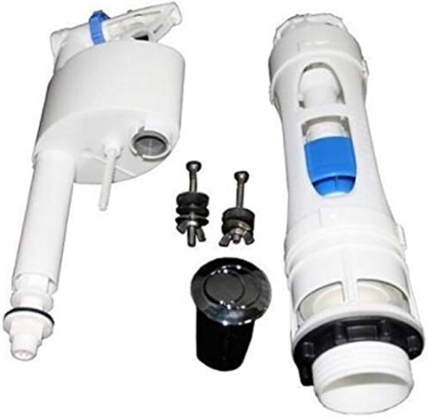 Комплект арматуры бачка Roca Hall, подвод 1/2, 2-х режимный смыв A822864001