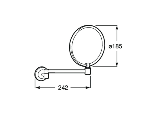 Зеркало Roca без подсветки Hotels Classic 815486001