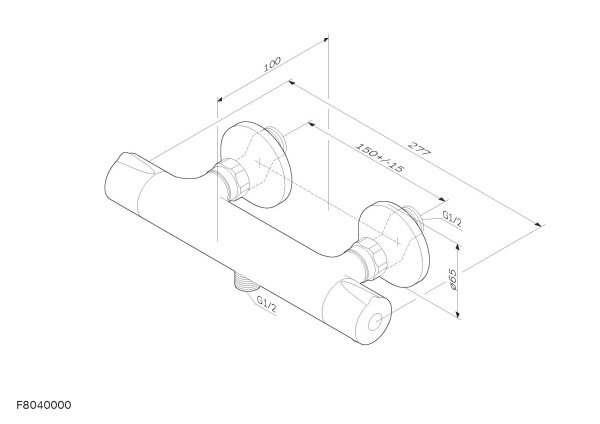 Смеситель для душа Am.Pm Like F8040000